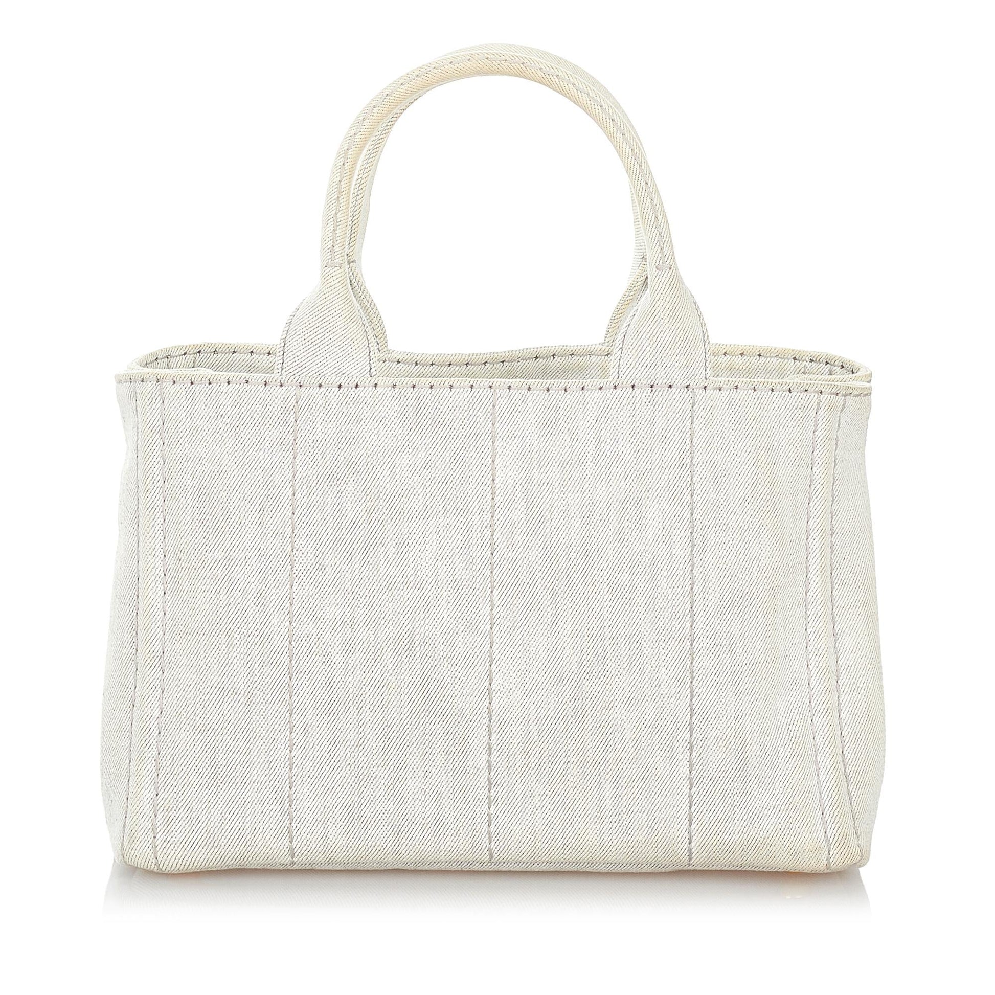 Prada Canapa Logo Canvas Handbag (SHG-27160)