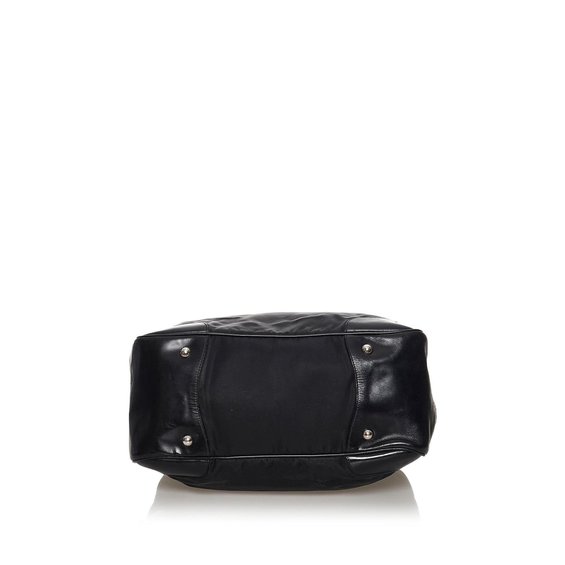 Prada Canapa Logo Canvas Handbag (SHG-30677)