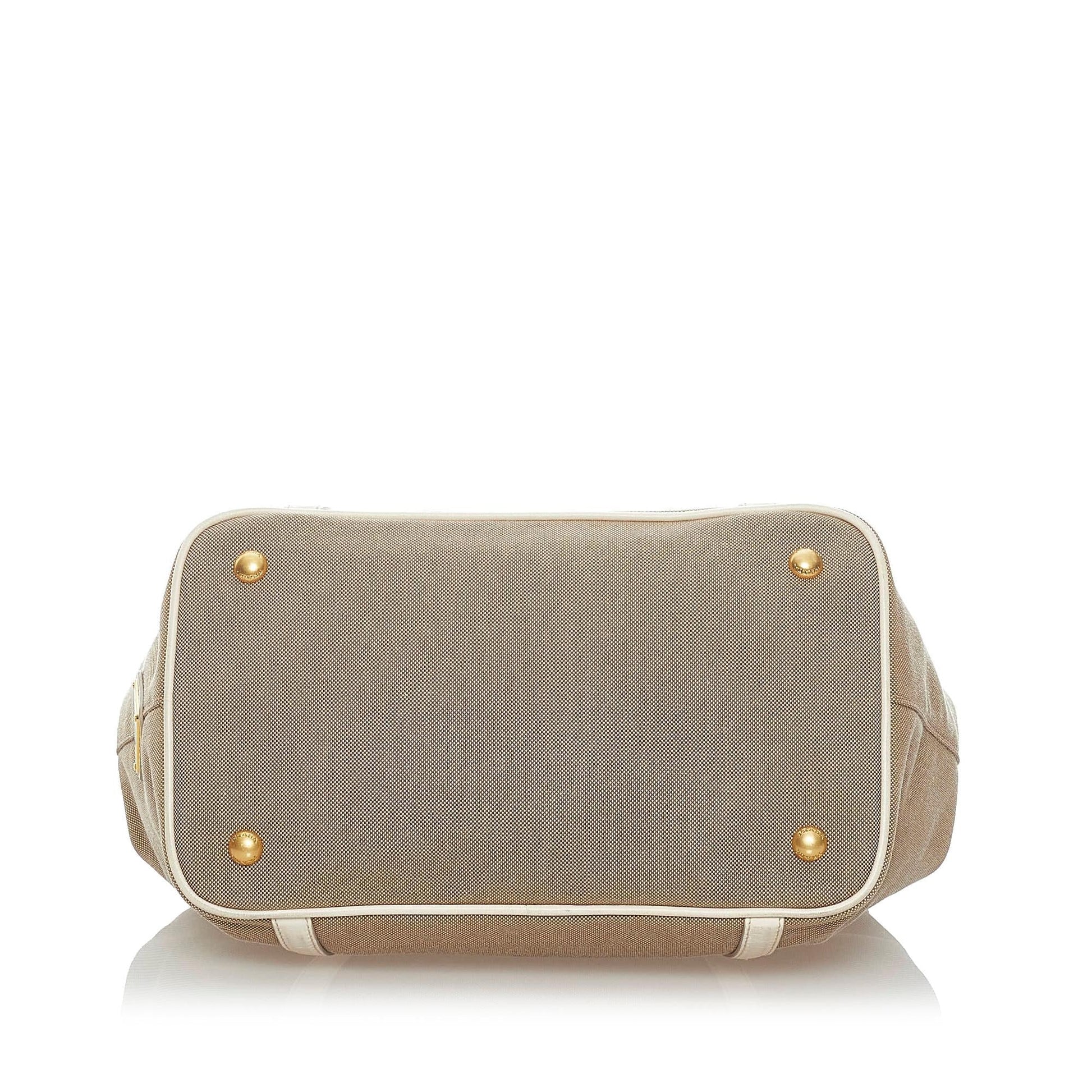 Prada Canapa Logo Canvas Handbag (SHG-32222)