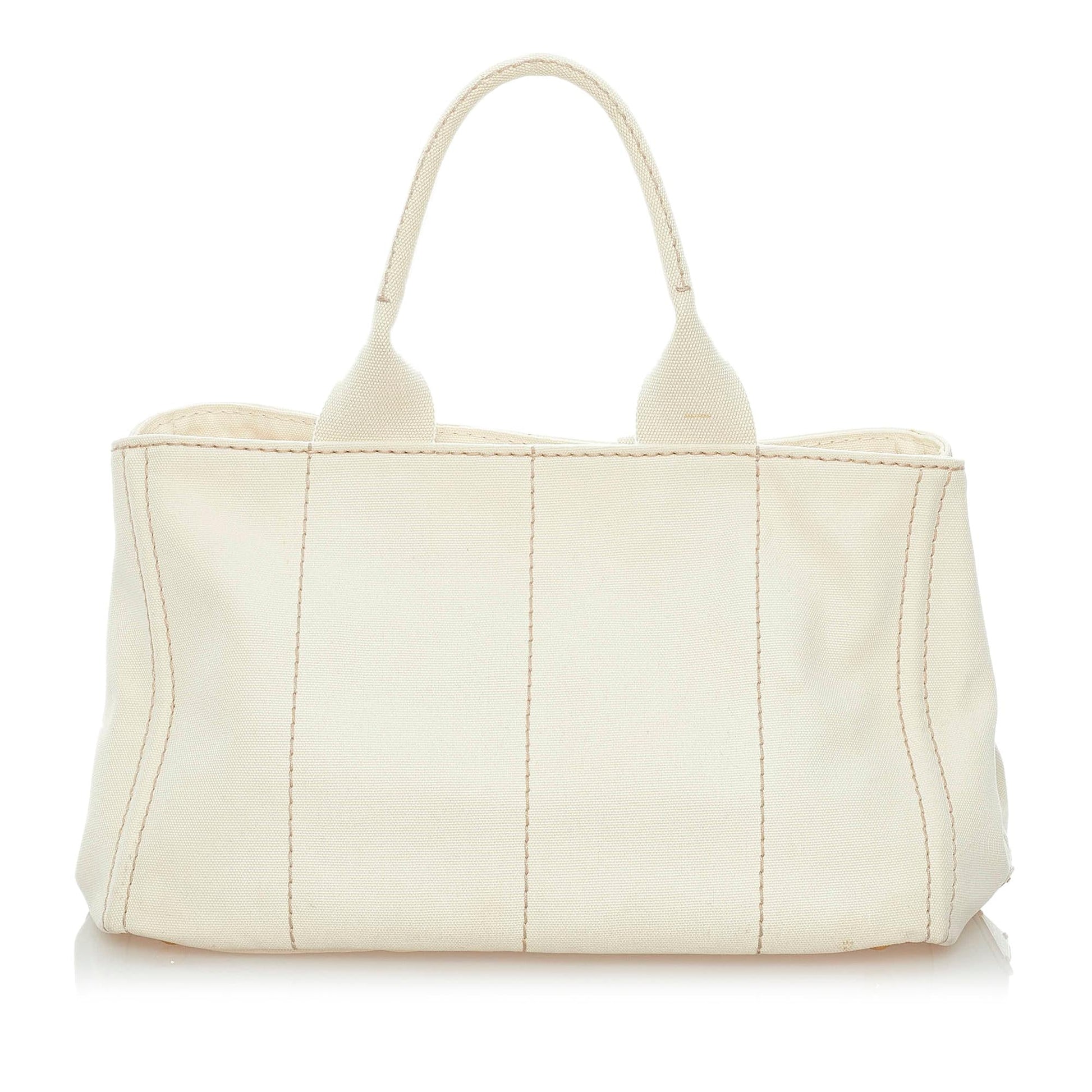 Prada Canapa Logo Canvas Handbag (SHG-32927)