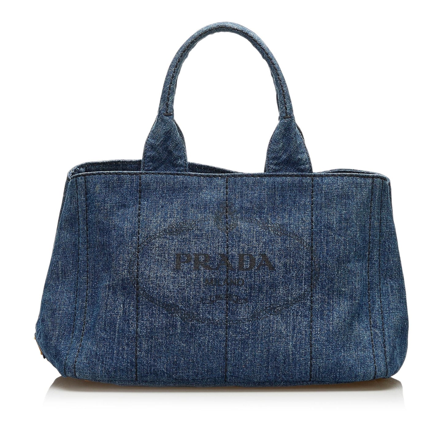 Prada Canapa Logo Canvas Handbag (SHG-35920)