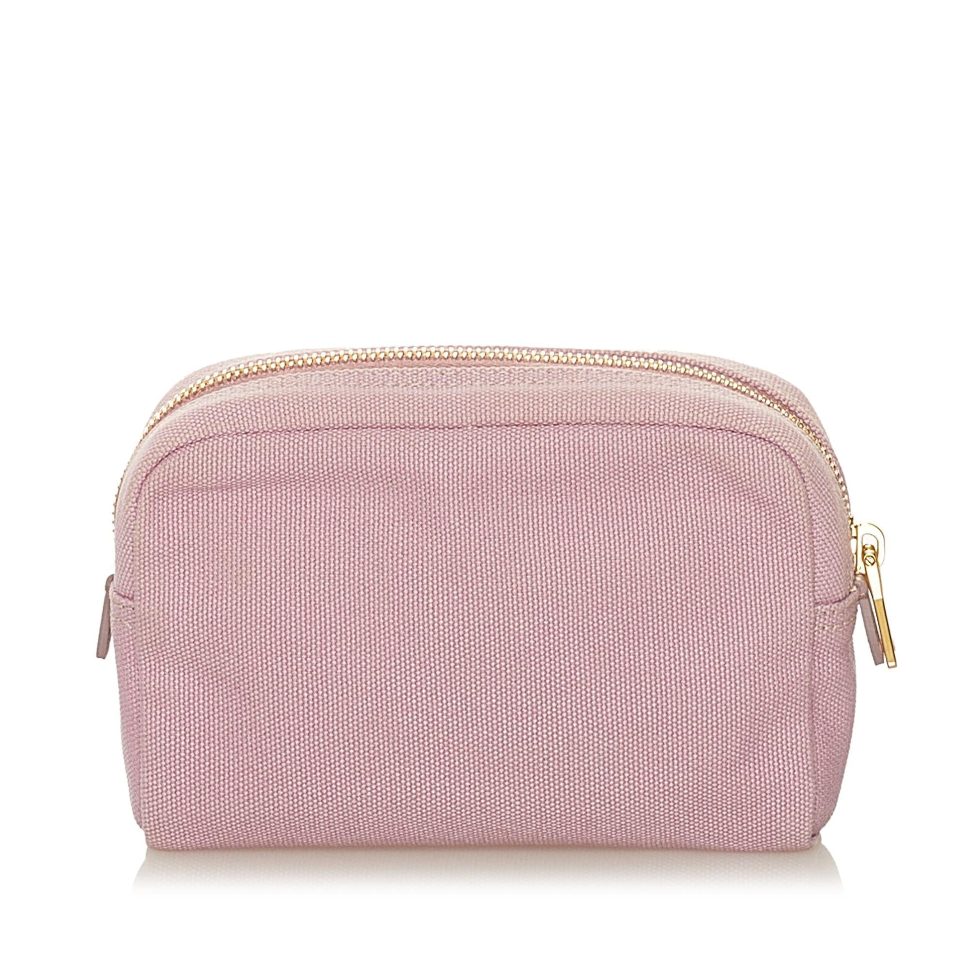 Prada Canapa Logo Canvas Pouch (SHG-34376)