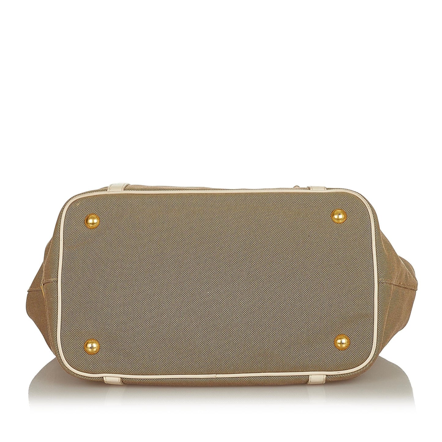 Prada Canapa Logo Canvas Satchel (SHG-25823)