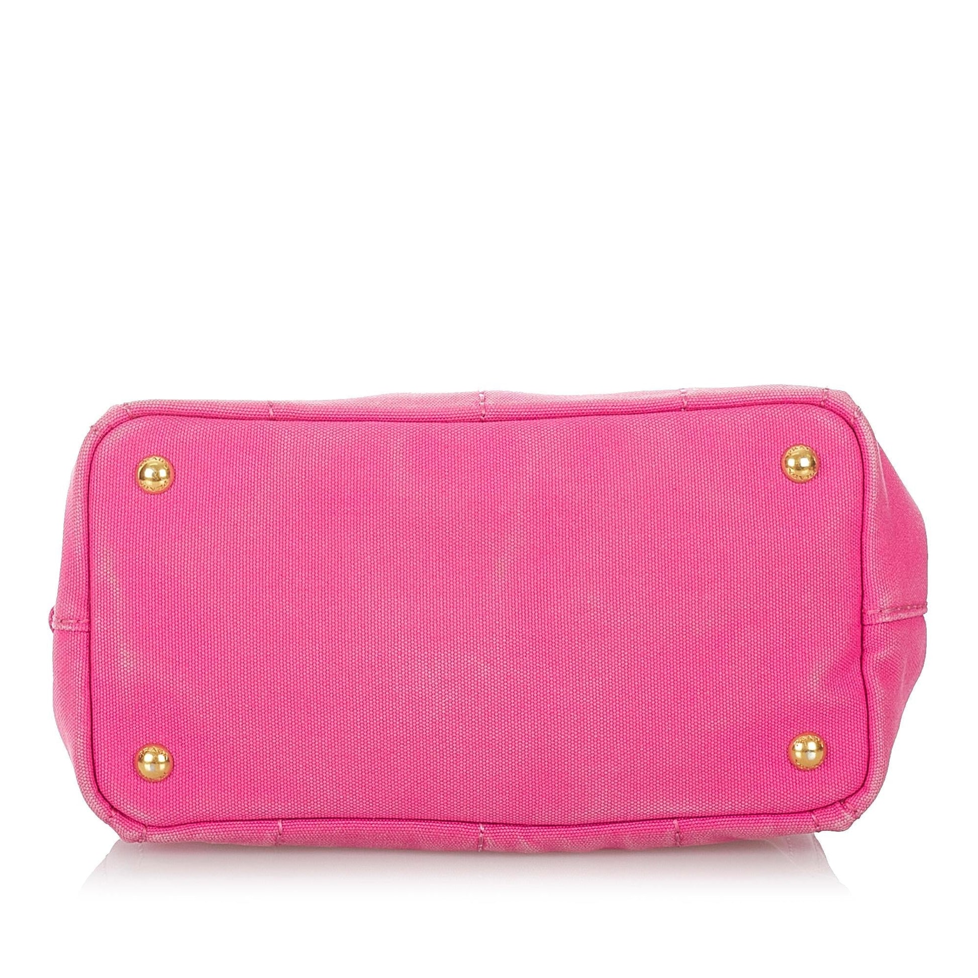 Prada Canapa Logo Canvas Satchel (SHG-26815)