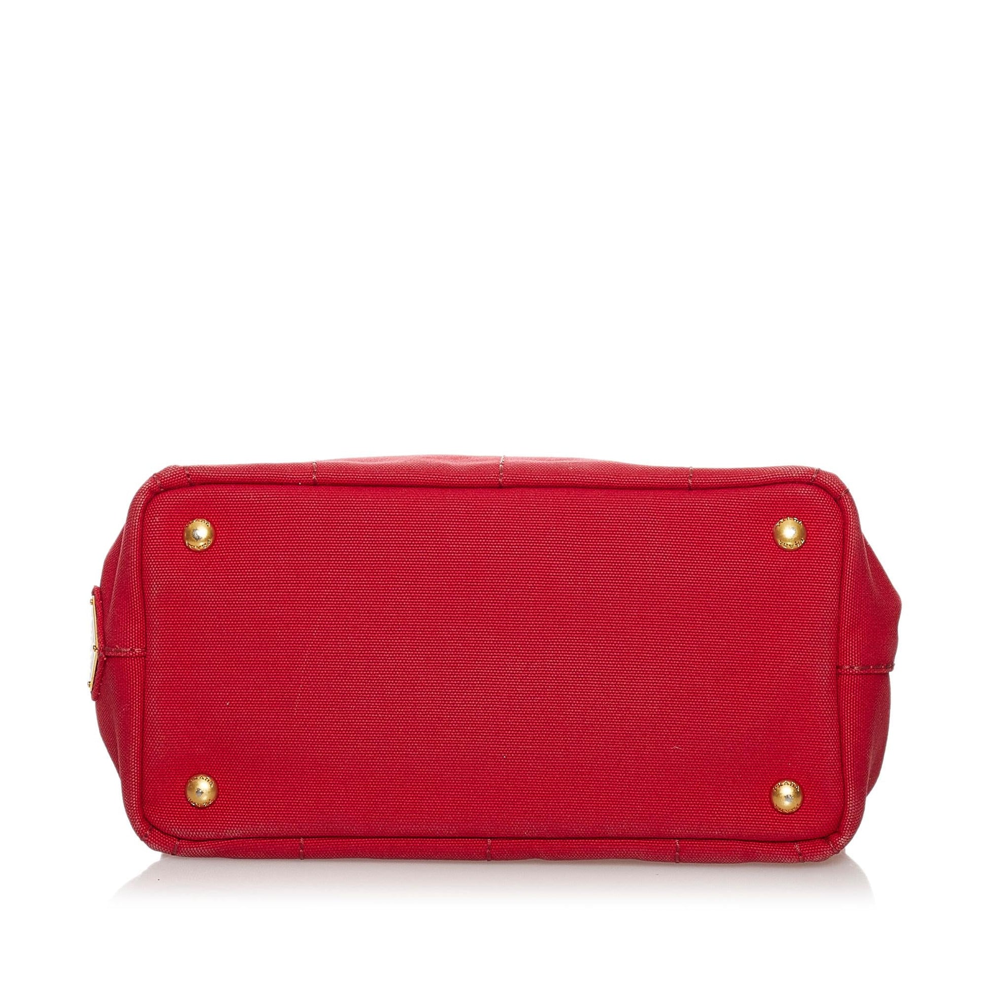 Prada Canapa Logo Canvas Satchel (SHG-31097)