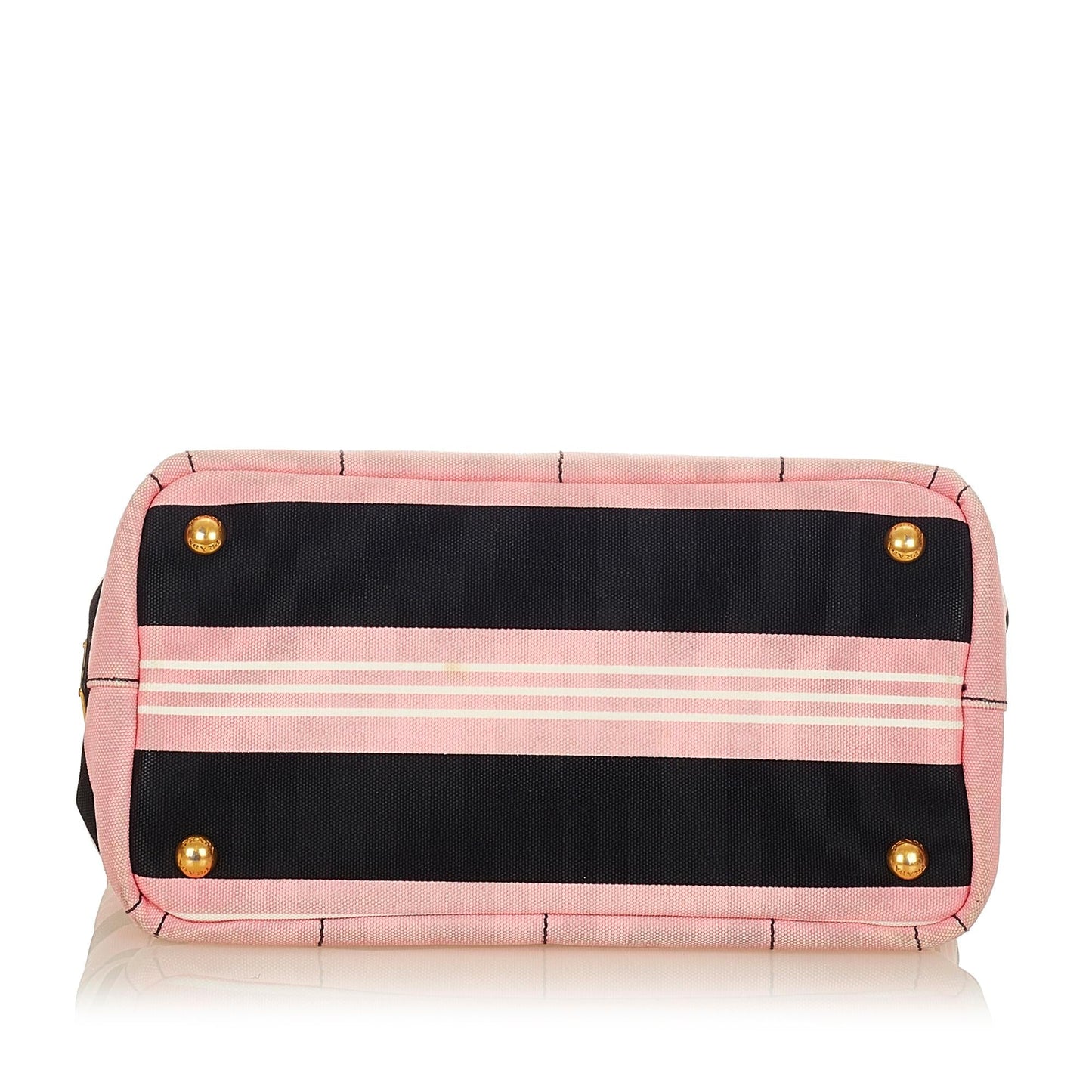 Prada Canapa Logo Canvas Satchel (SHG-34056)