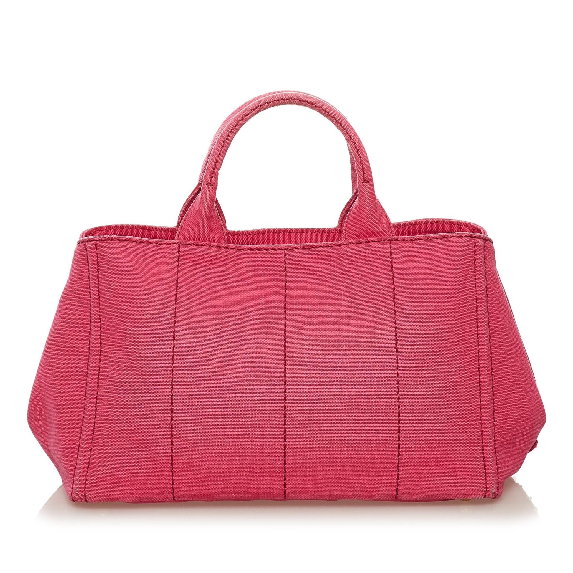 Prada Canapa Logo Canvas Satchel (SHG-34209)
