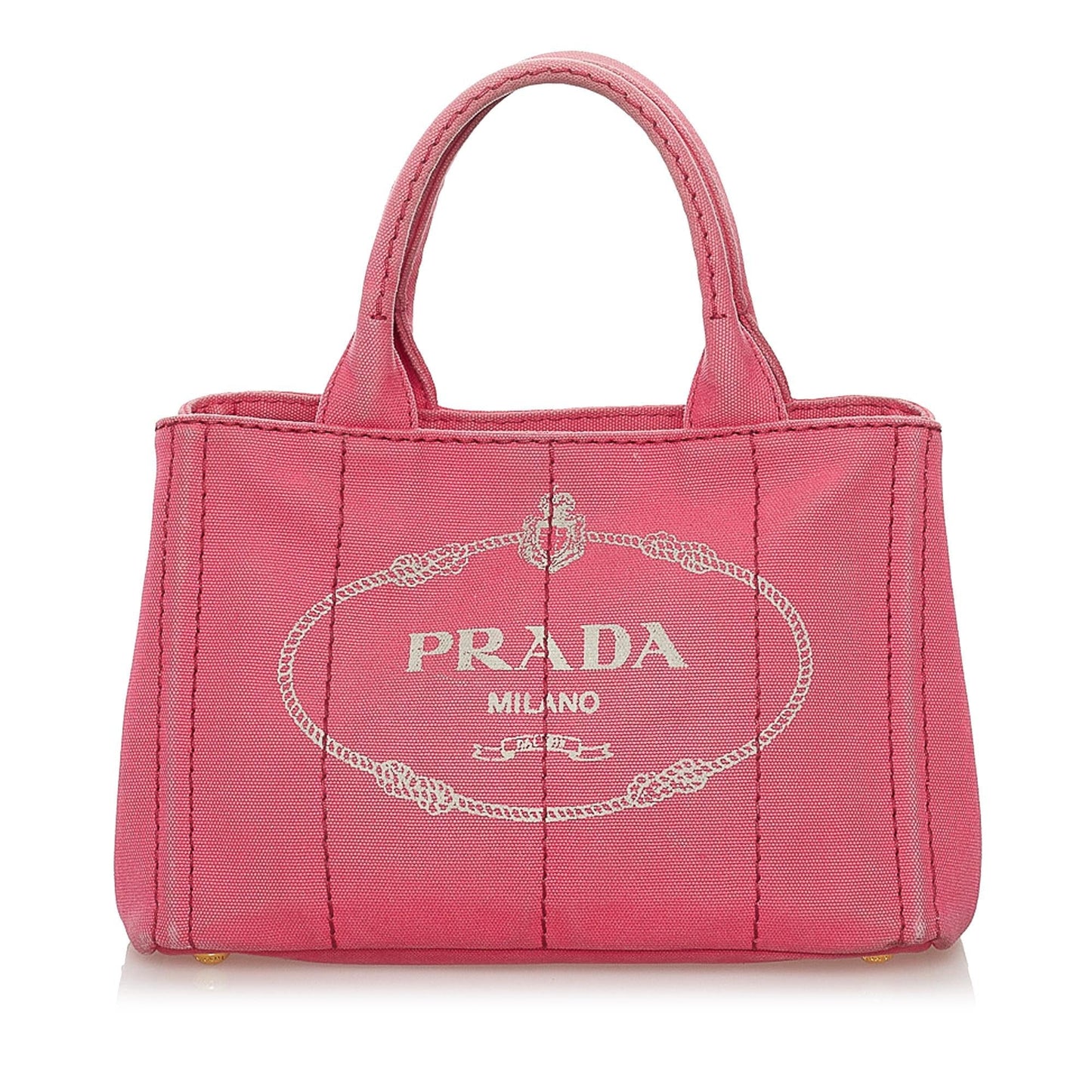 Prada Canapa Logo Canvas Satchel (SHG-5s2jod)