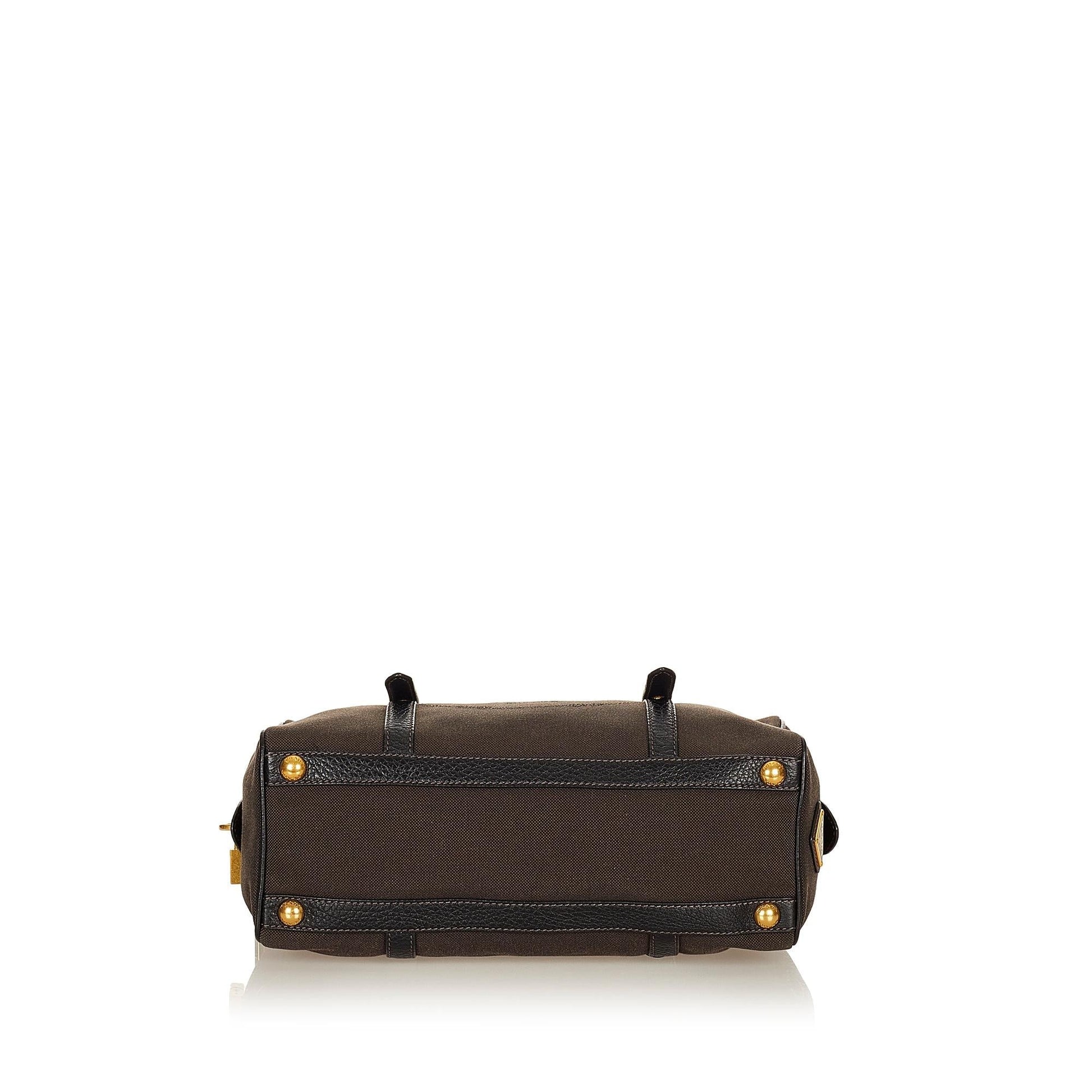 Prada Canapa Logo Canvas Shoulder Bag (SHG-26914)