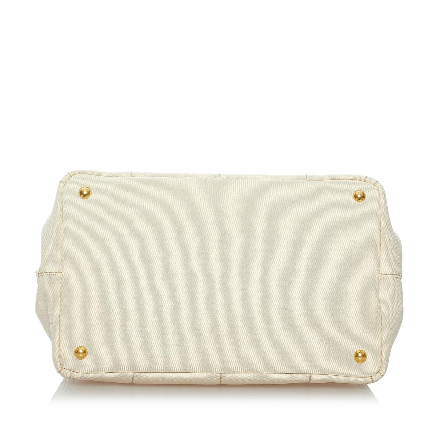 Prada Canapa Logo Canvas Tote Bag (SHG-29655)