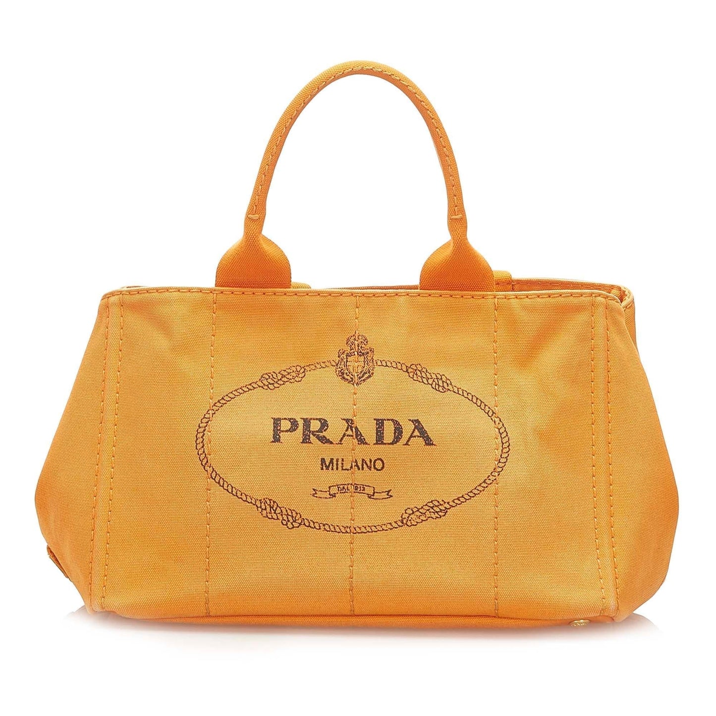 Prada Canapa Logo Canvas Tote  