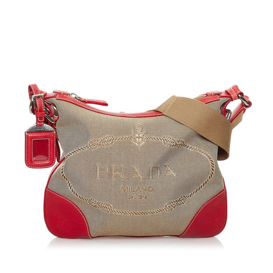 Prada Canapa Logo Crossbody Bag (SHG-30995)