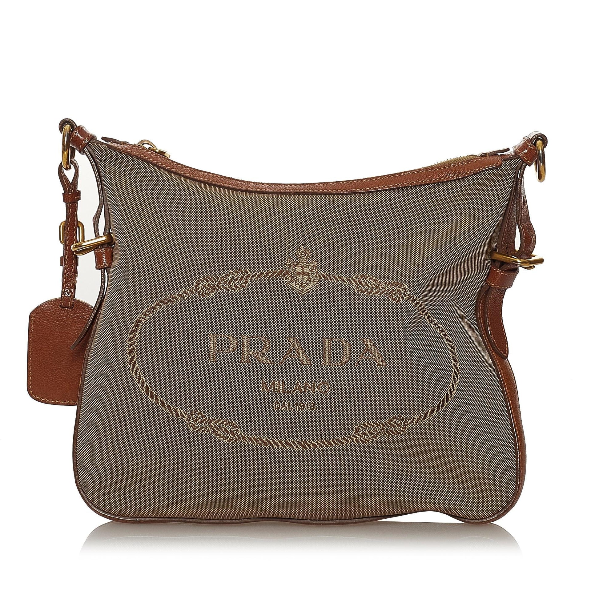 Prada Canapa Logo Crossbody Bag (SHG-33238)