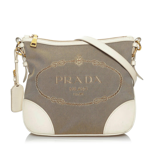 Prada Canapa Logo Crossbody Bag (SHG-33696)