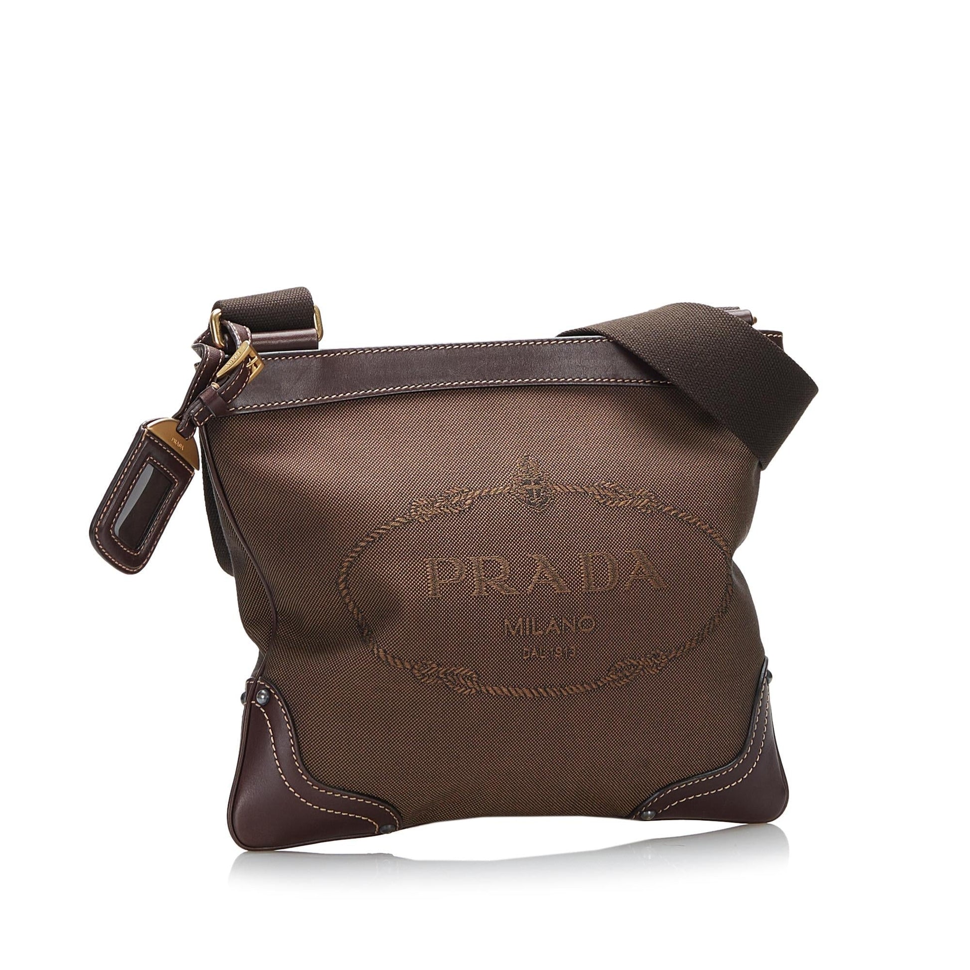 Prada Canapa Logo Crossbody (SHG-N2rsjs)