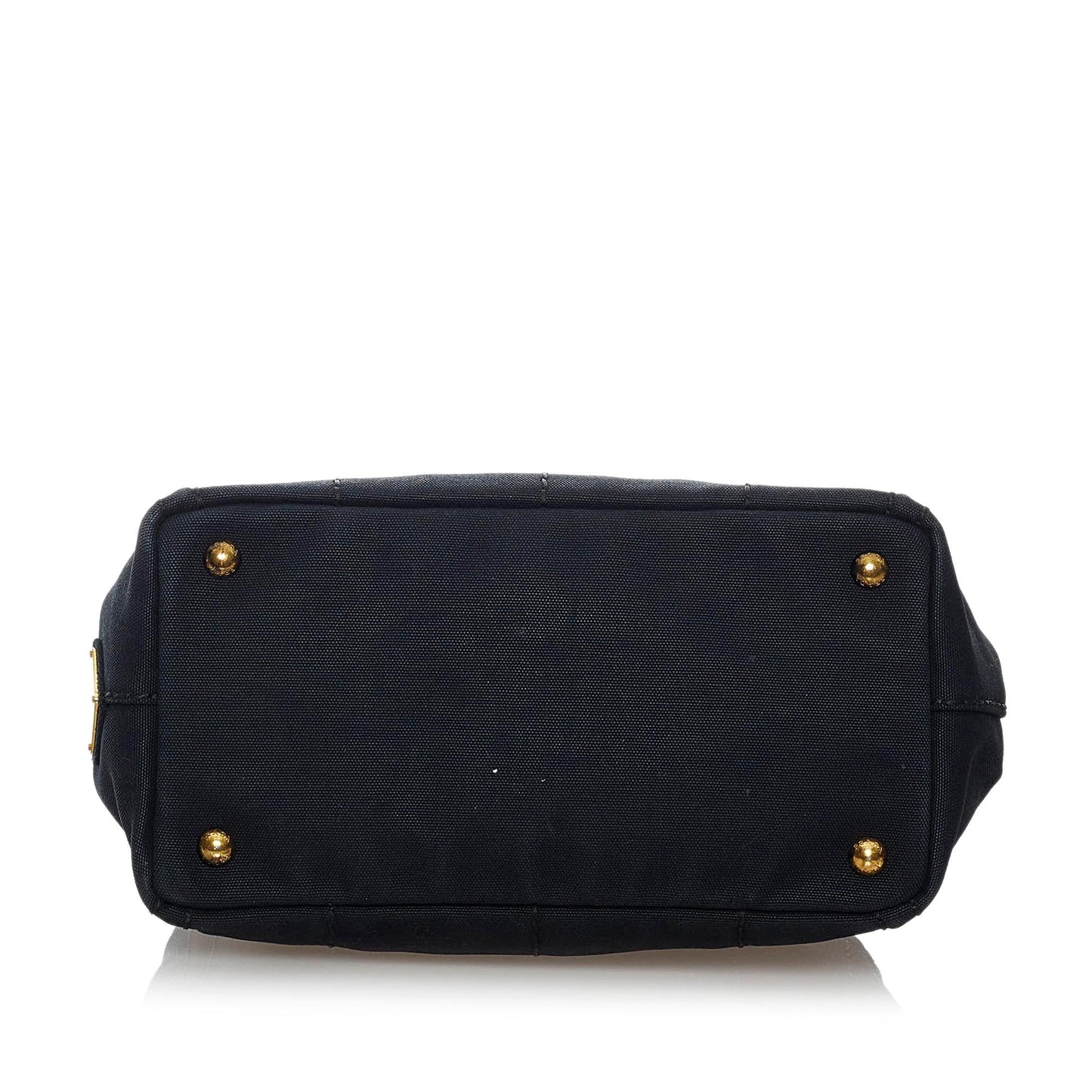 Prada Canapa Logo Denim Satchel (SHG-29950)