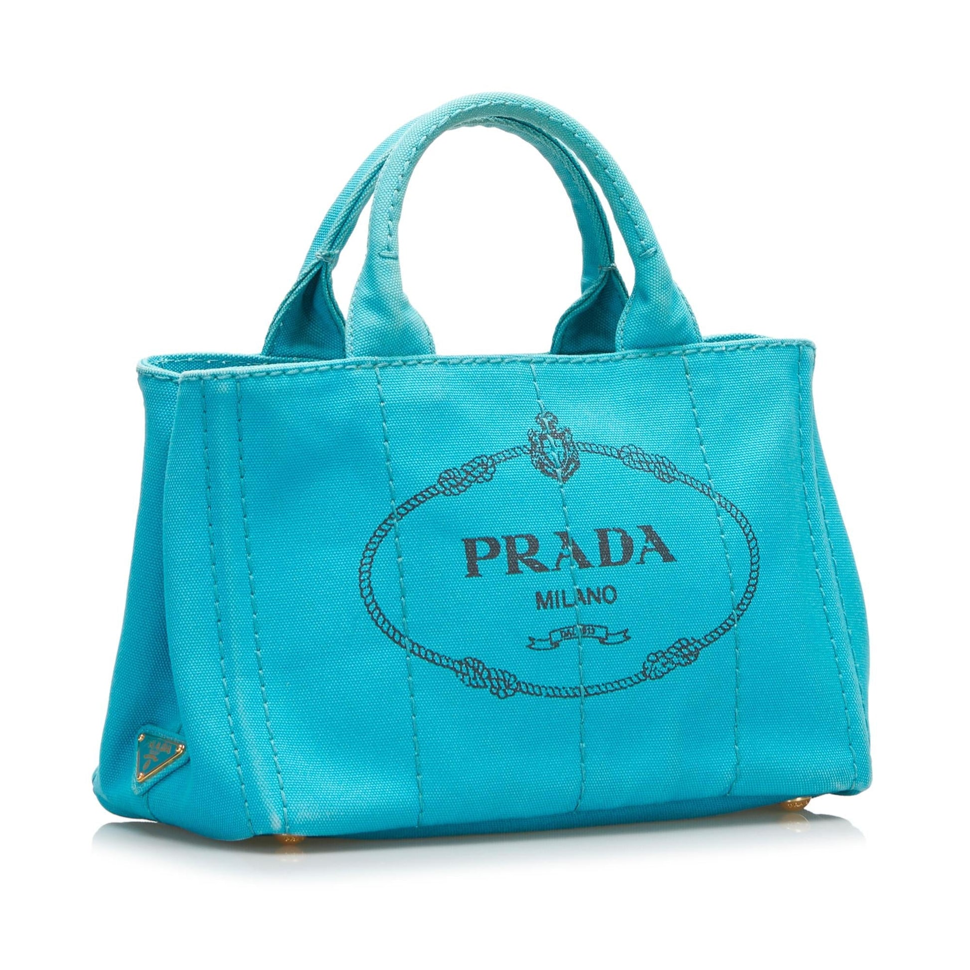 Prada Canapa Logo Handbag (SHG-35201)
