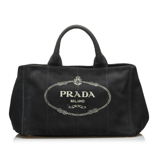 Prada Canapa Logo Handbag (SHG-IjyjeI)