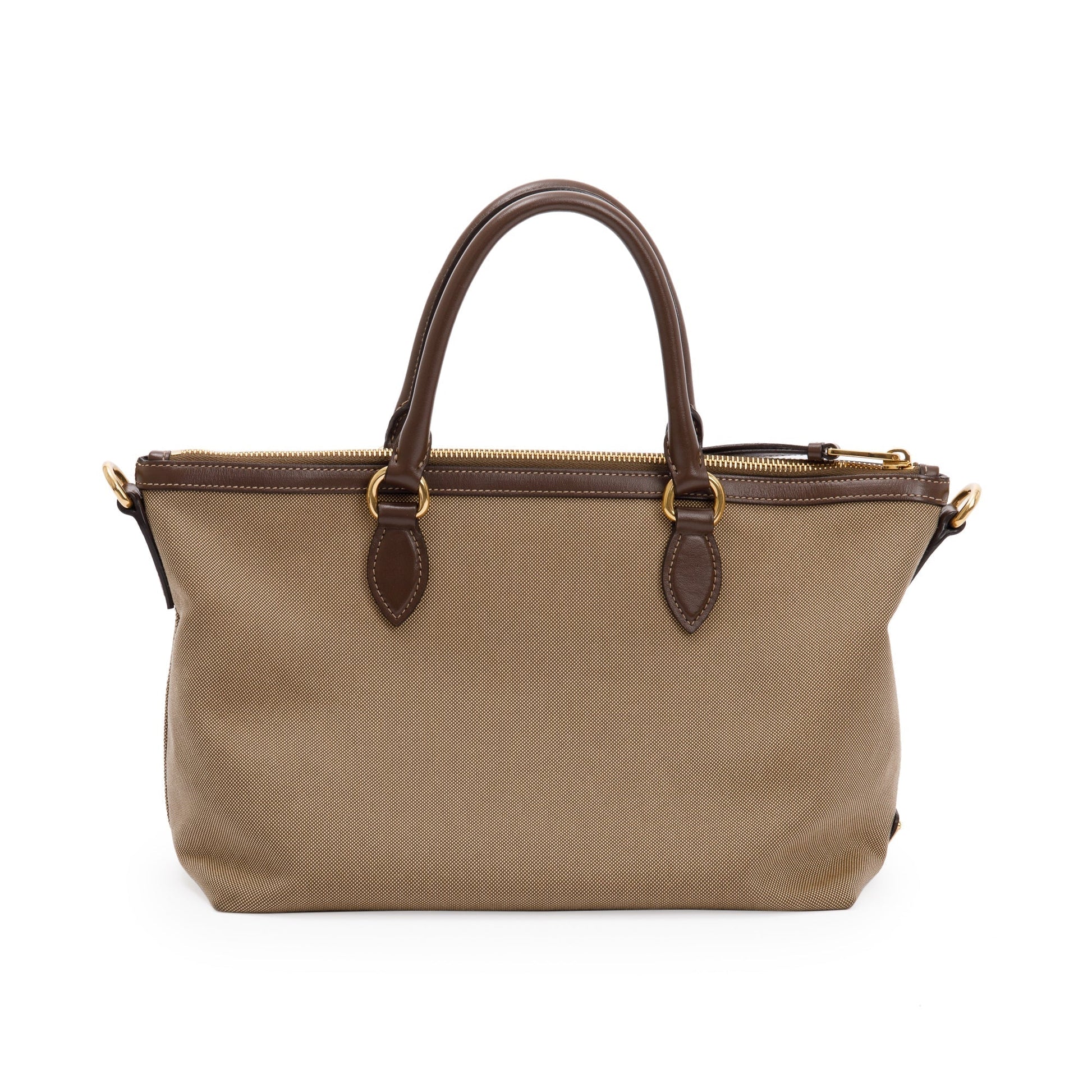 Prada Canapa Logo Jacquard Tote