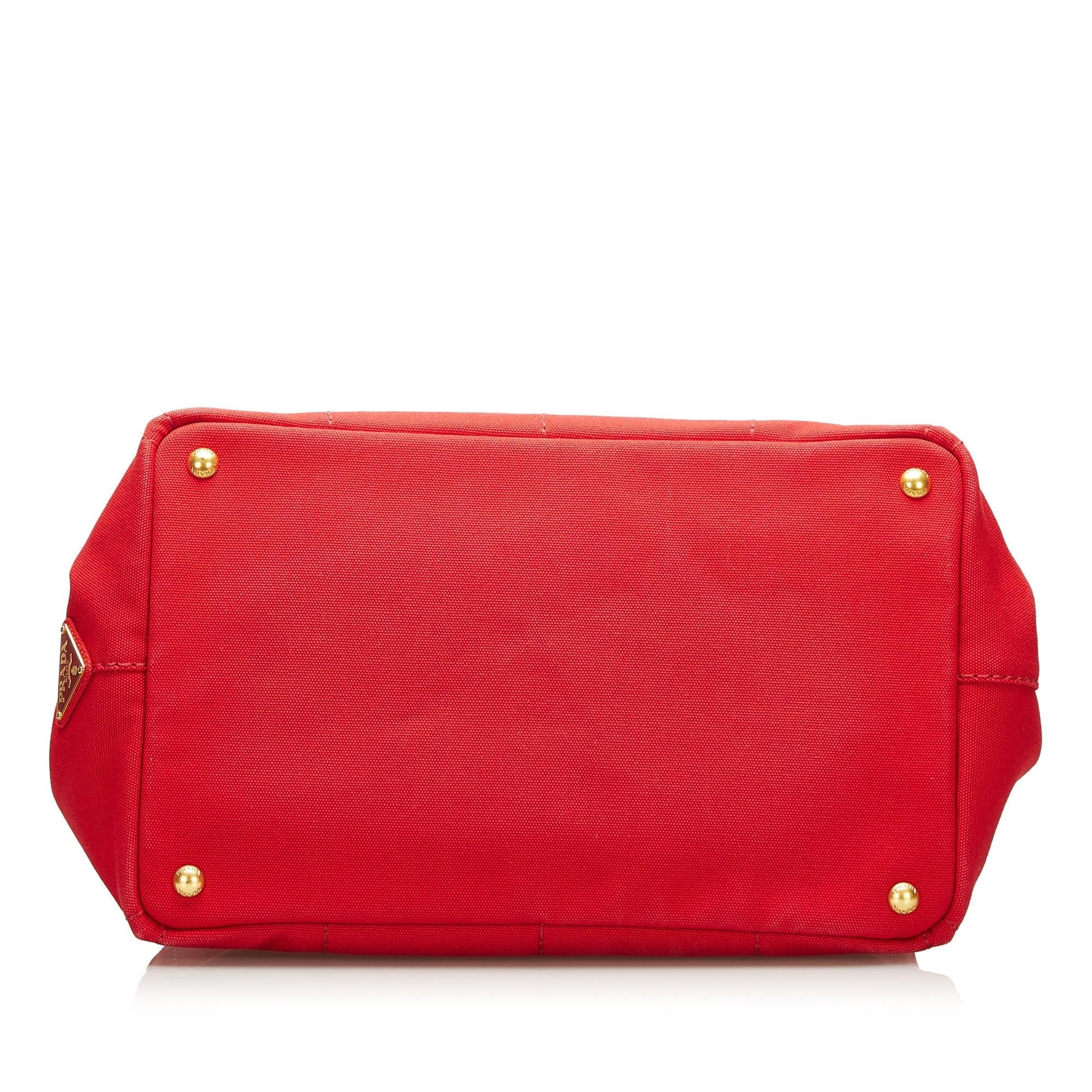Prada Canapa Logo Satchel (SHG-35097)