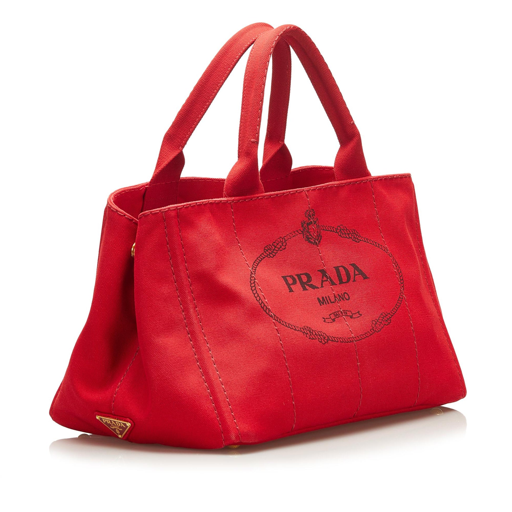 Prada Canapa Logo Satchel (SHG-35097)