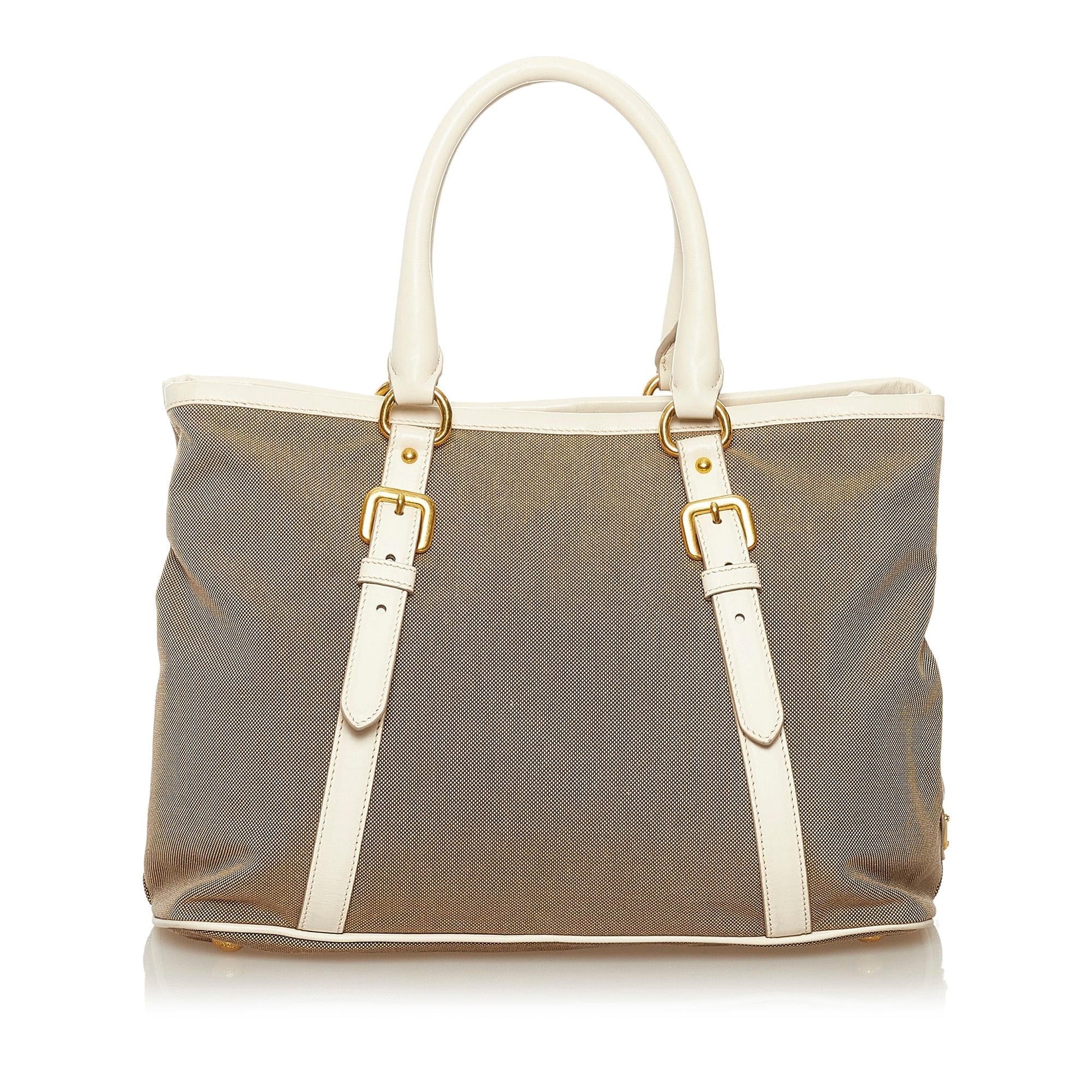 Prada Canapa Logo Satchel (SHG-35196)