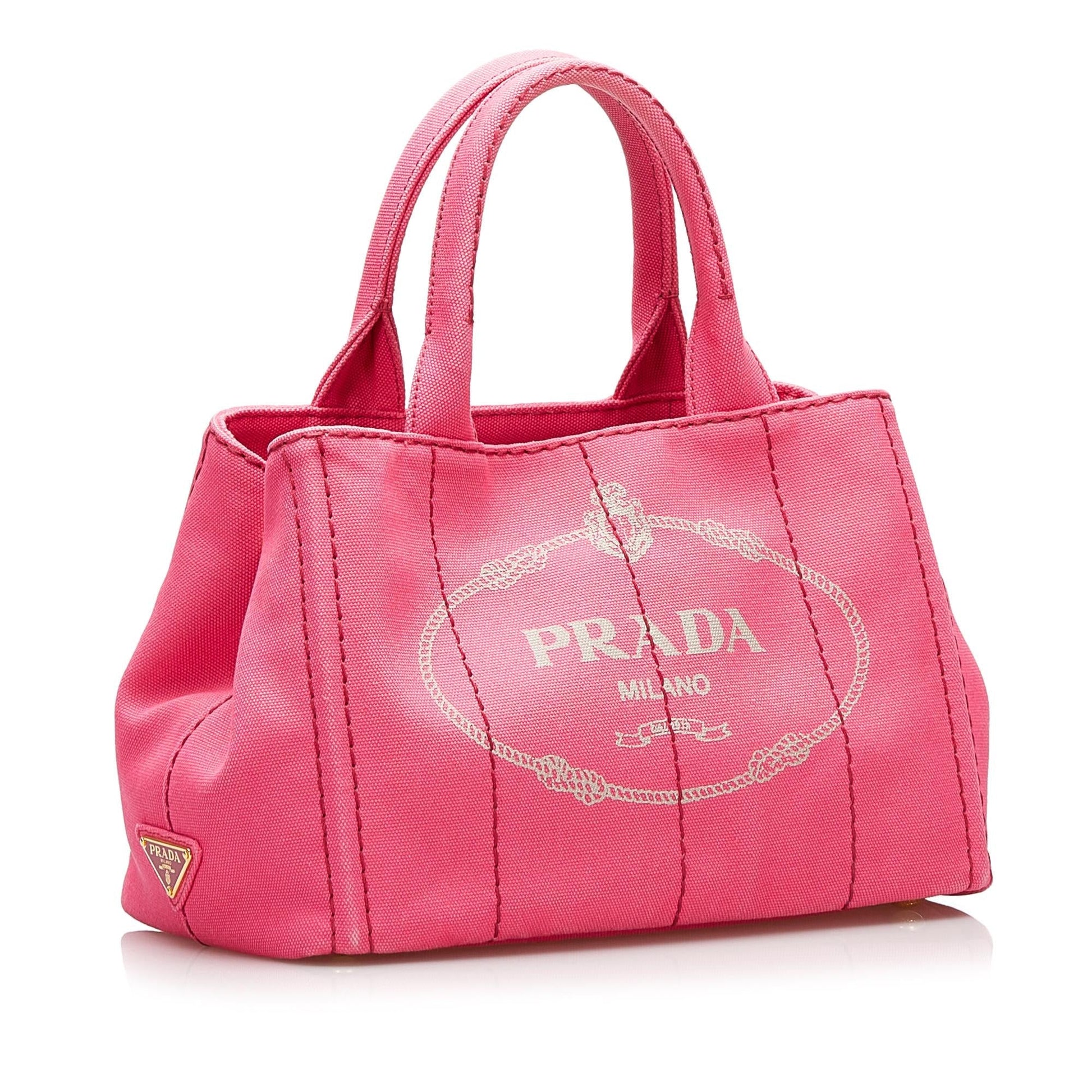 Prada Canapa Logo Satchel (SHG-35491)