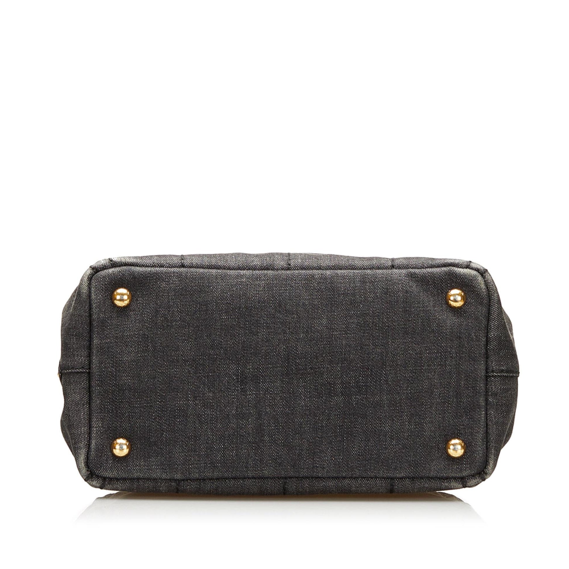 Prada Canapa Logo Satchel (SHG-35889)