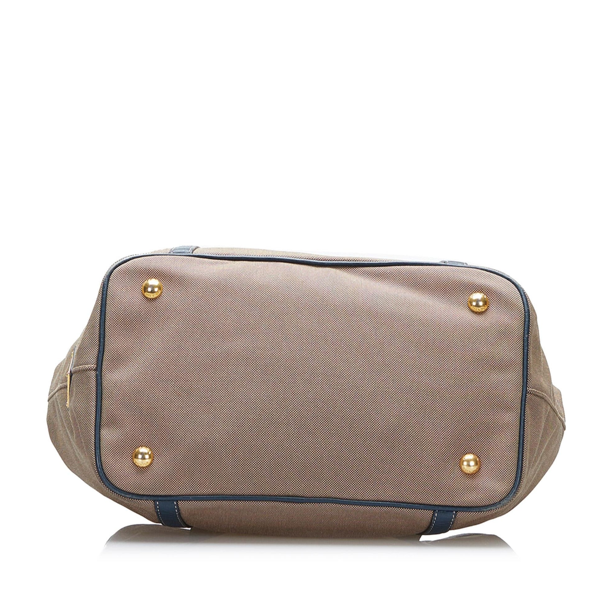 Prada Canapa Logo Satchel (SHG-qNnA1I)