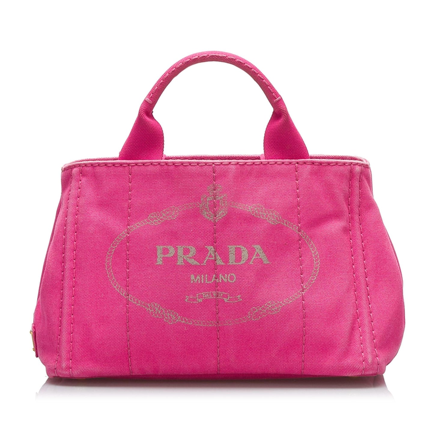 Prada Canapa Logo Satchel (SHG-D0rEUL)