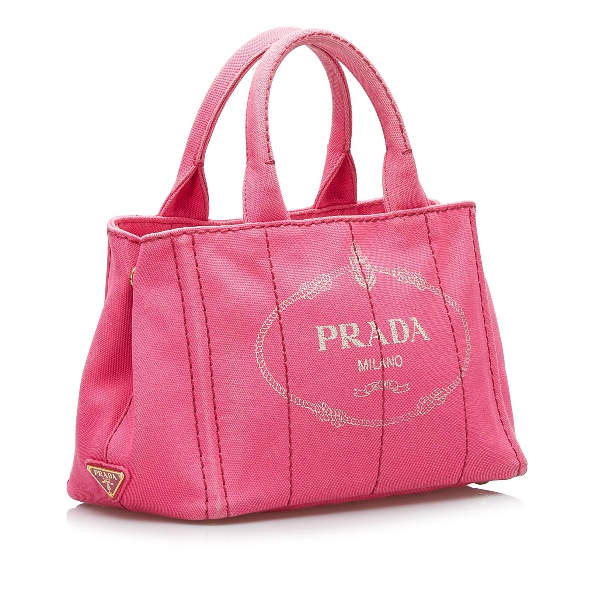 Prada Canapa Logo Satchel (SHG-o6hPc2)