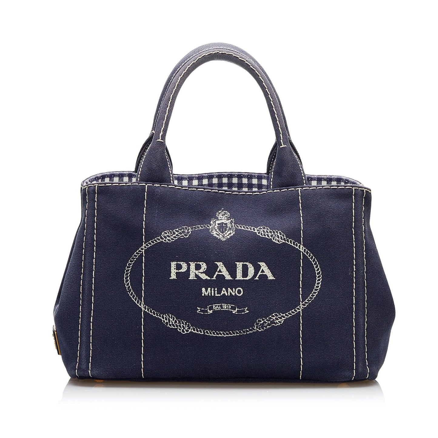 Prada Canapa Logo Satchel (SHG-8BU1oV)