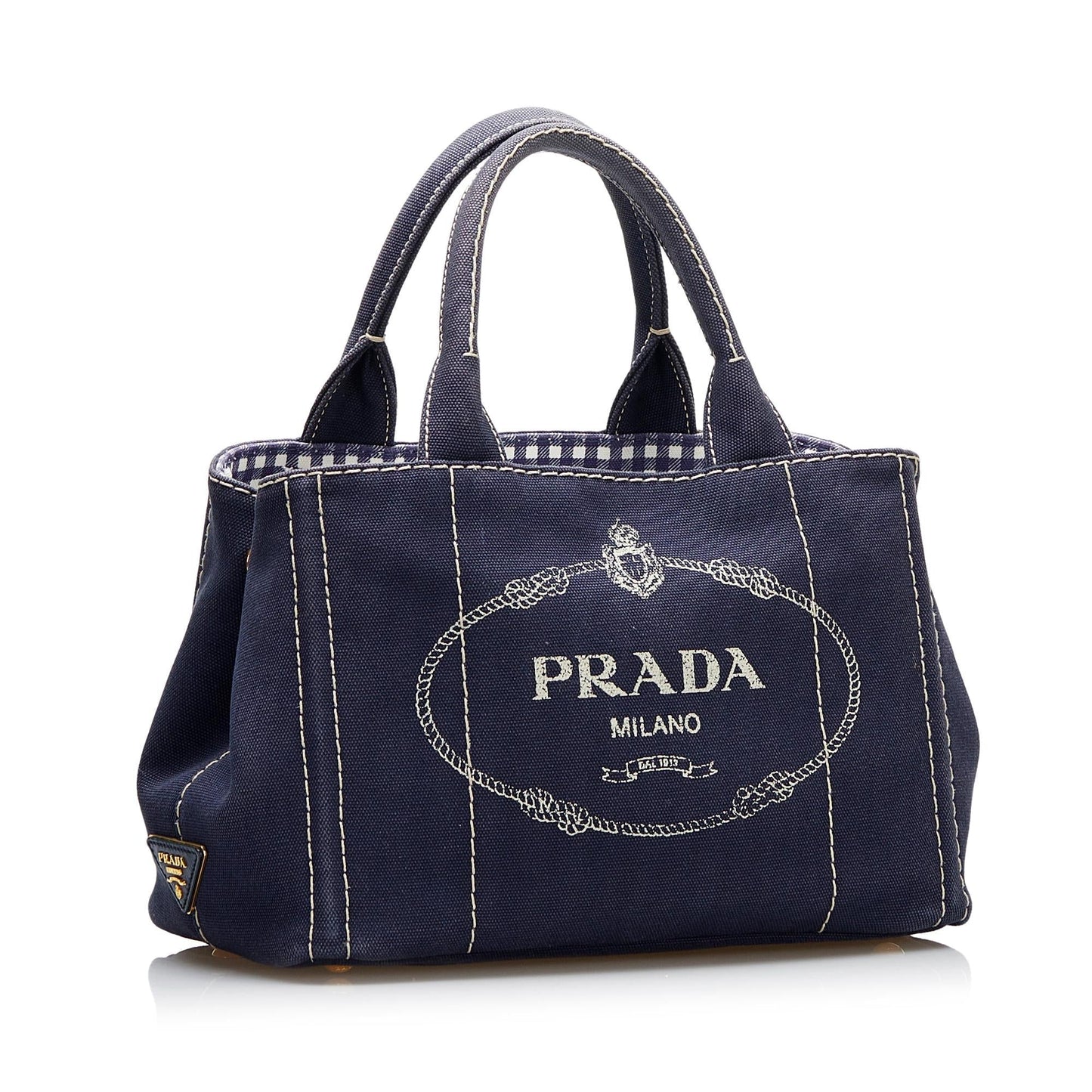 Prada Canapa Logo Satchel (SHG-8BU1oV)