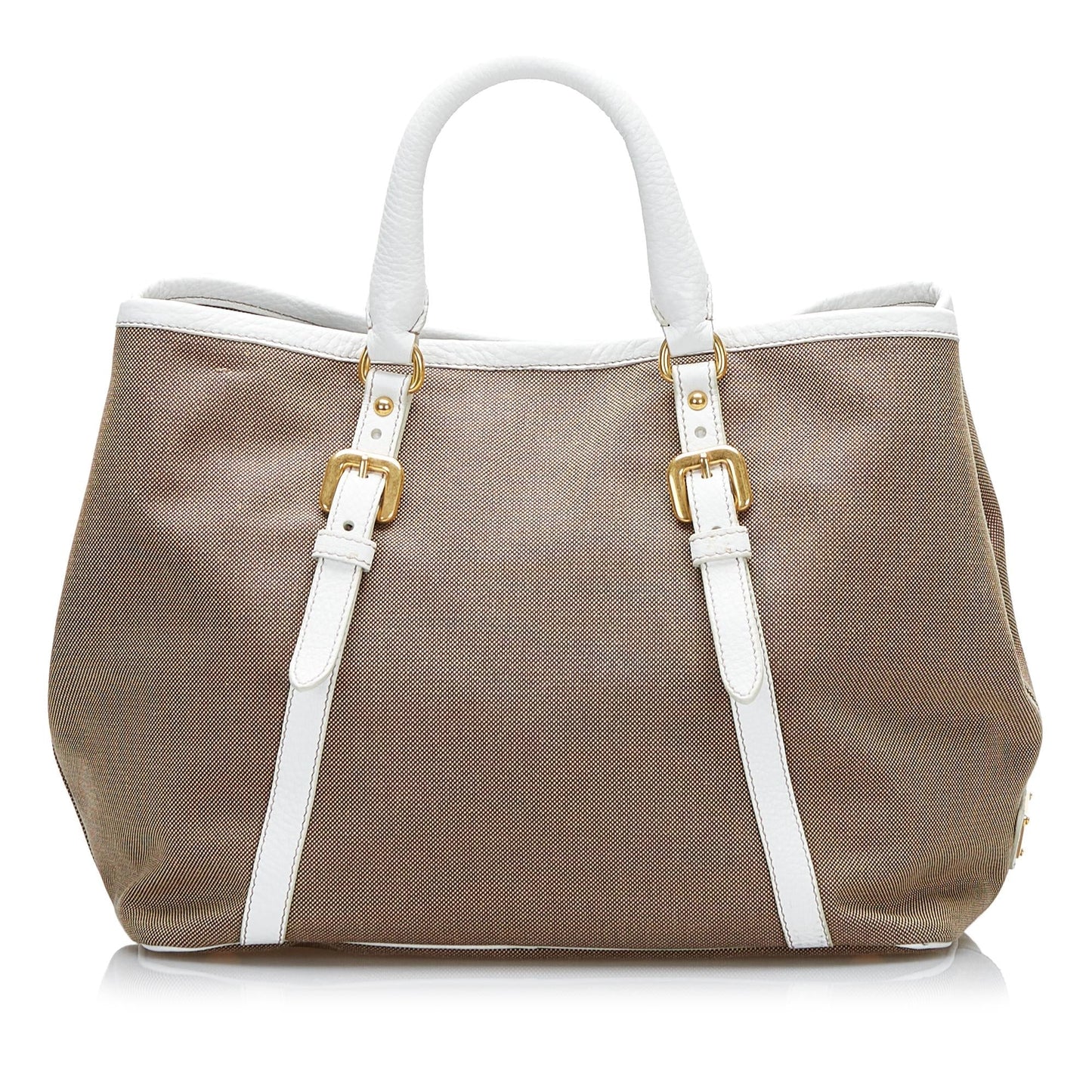 Prada Canapa Logo Satchel (SHG-R8aeDW)