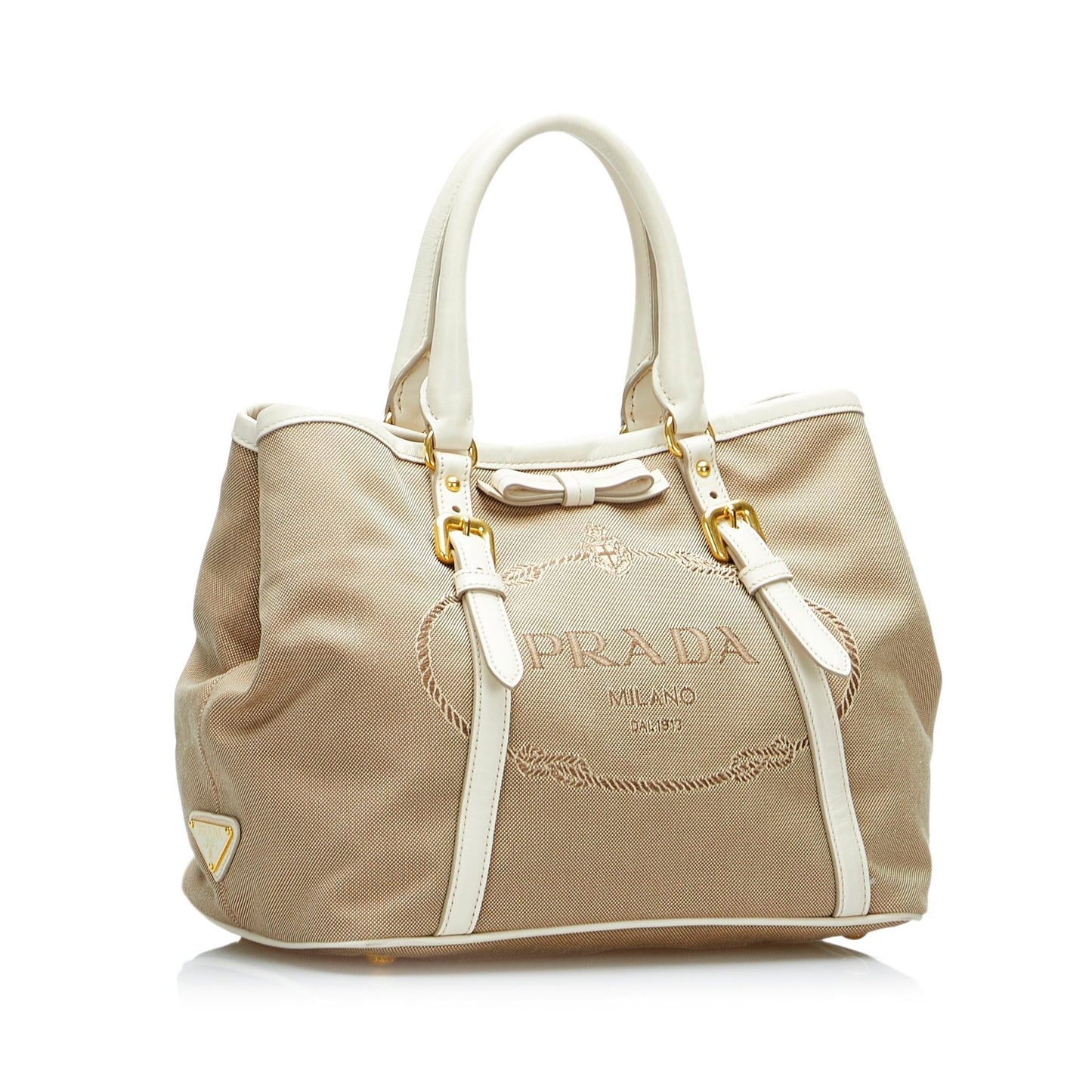 Prada Canapa Logo Satchel (SHG-HpAXTK)
