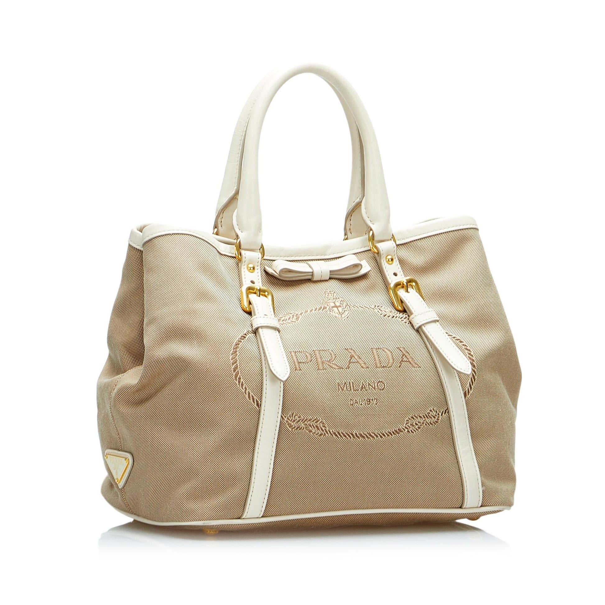 Prada Canapa Logo Satchel (SHG-HpAXTK)