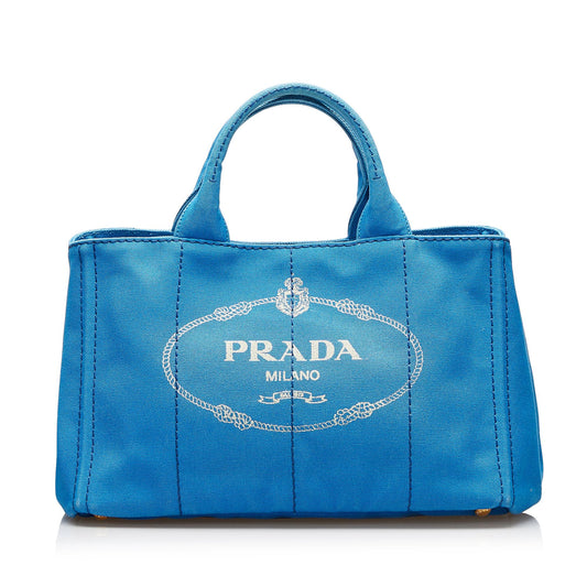 Prada Canapa Logo Satchel (SHG-m6mmIw)