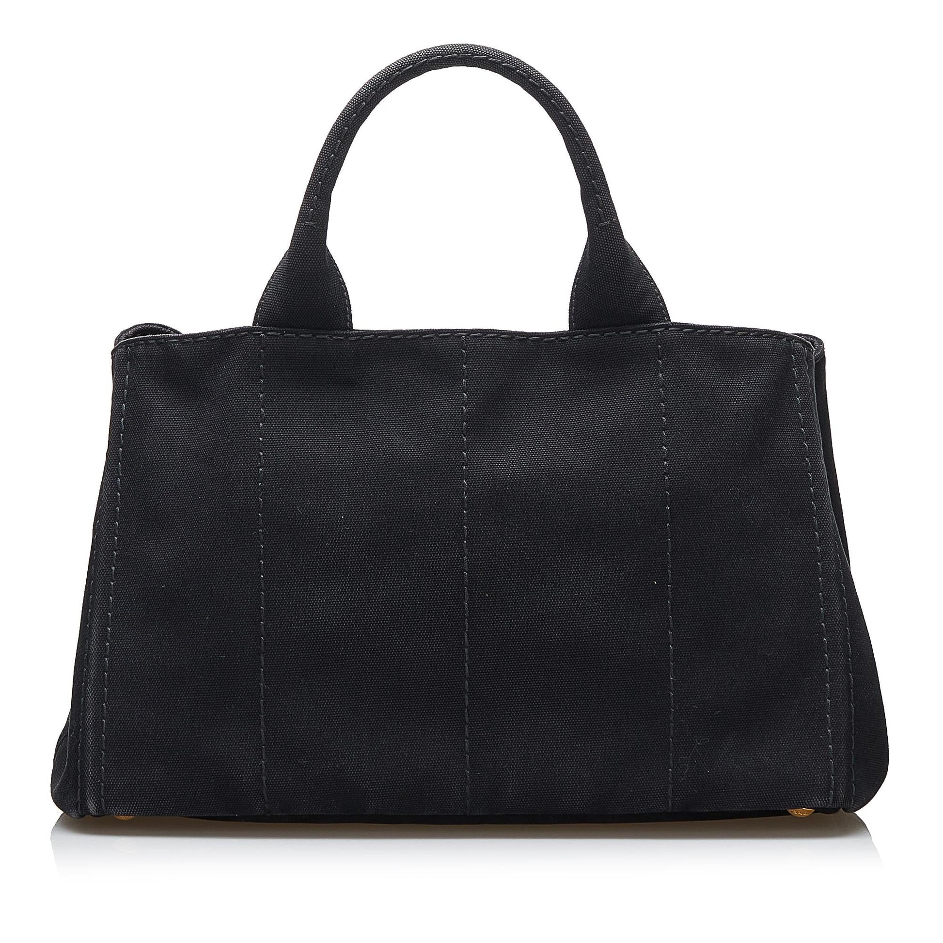 Prada Canapa Logo Satchel (SHG-KyzRBe)