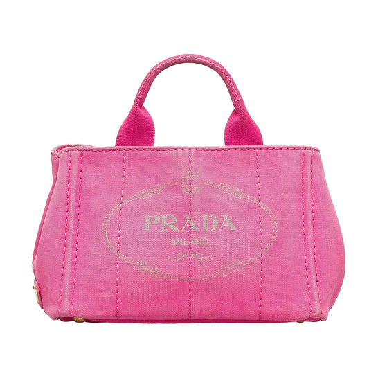Prada Canapa Logo Satchel (SHG-tnMolM)