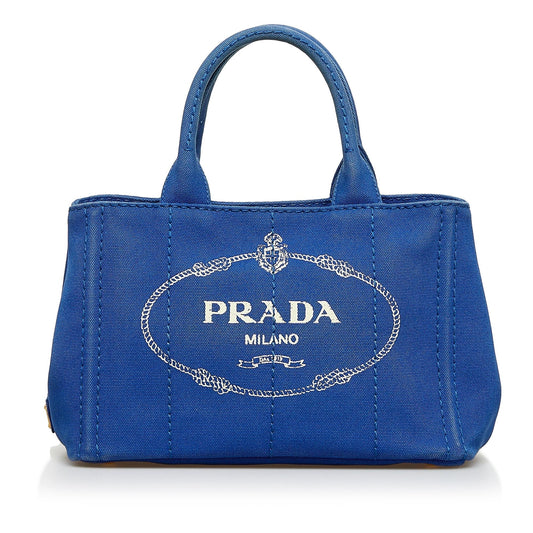 Prada Canapa Logo Satchel (SHG-gW4Ug1)