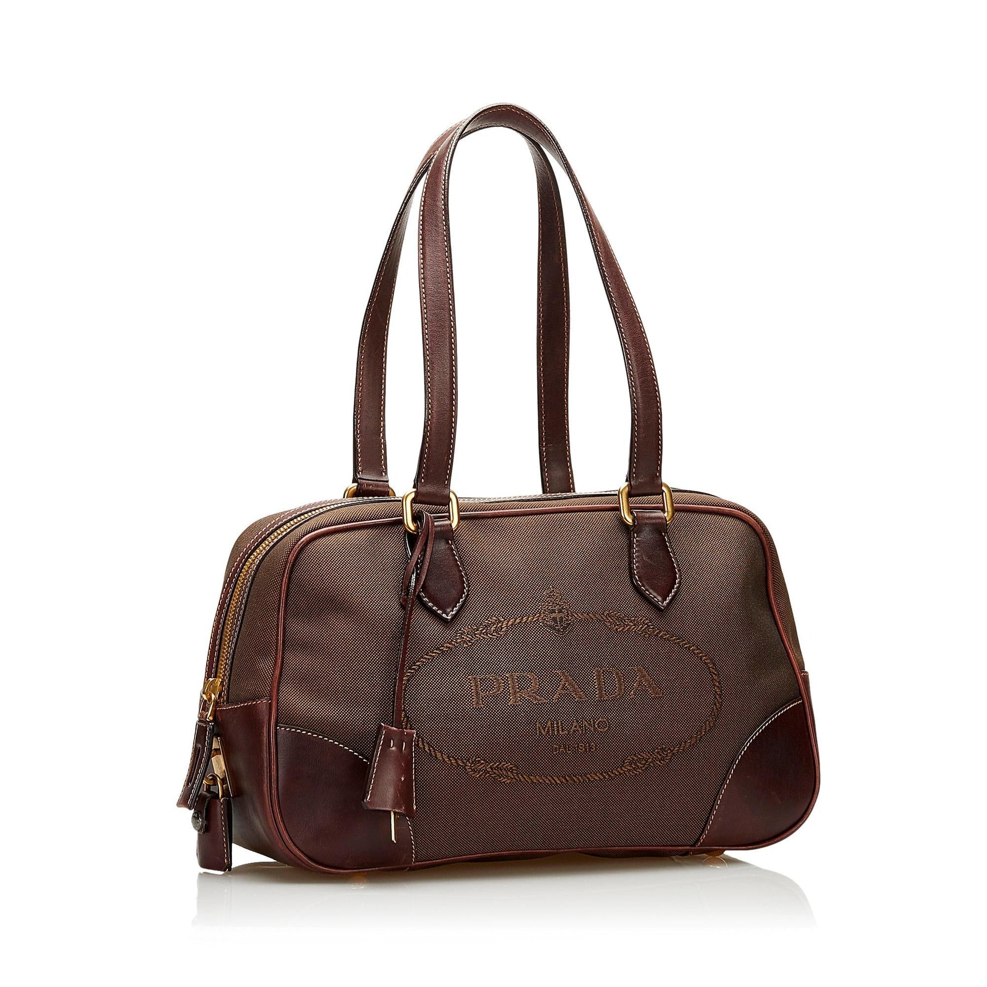 Prada Canapa Logo Shoulder Bag (SHG-35847)