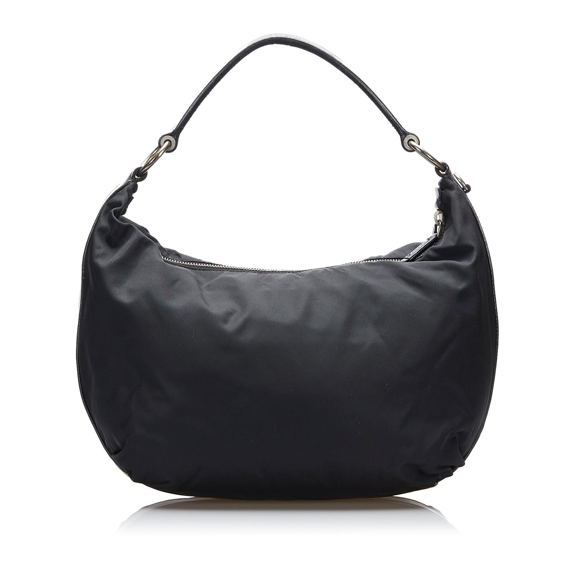 Prada Canapa Logo Tessuto Hobo (SHG-Cvv5rc)