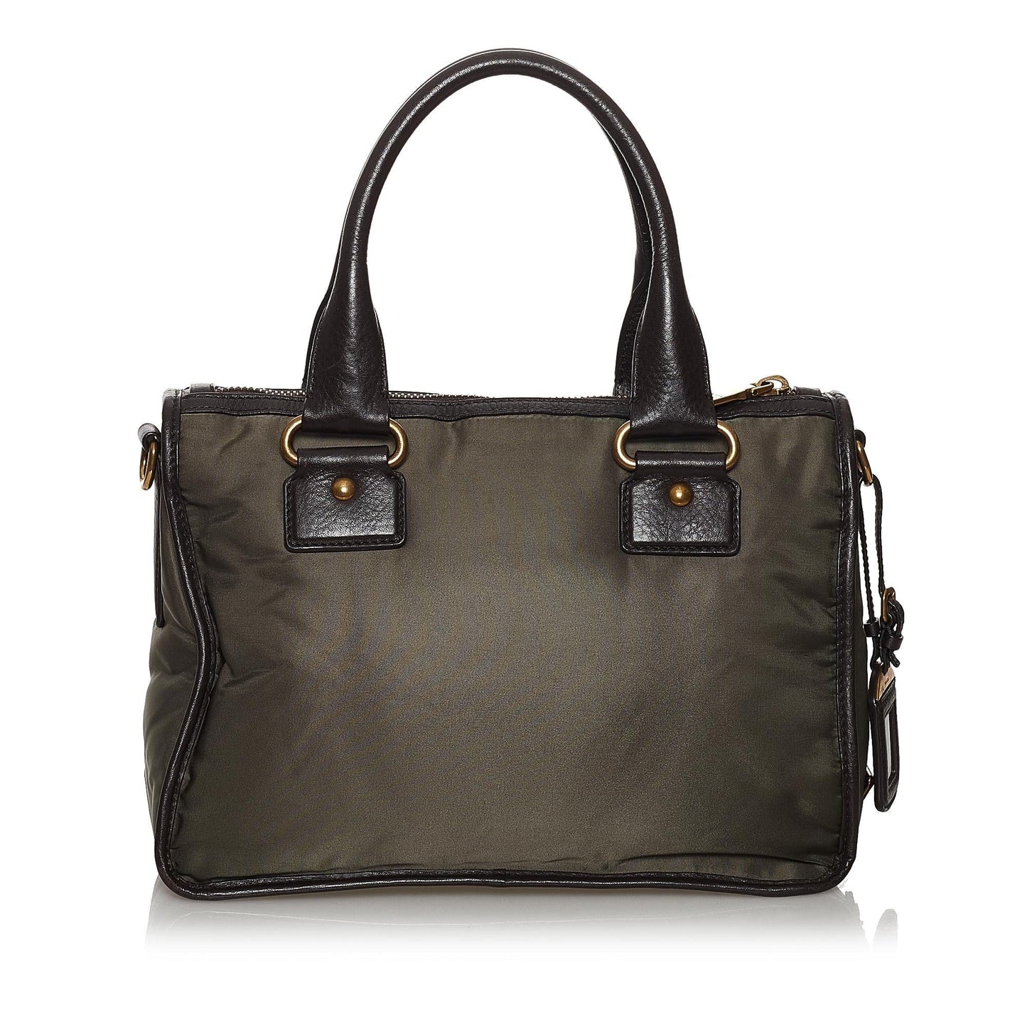 Prada Canapa Logo Tessuto Satchel (SHG-30180)