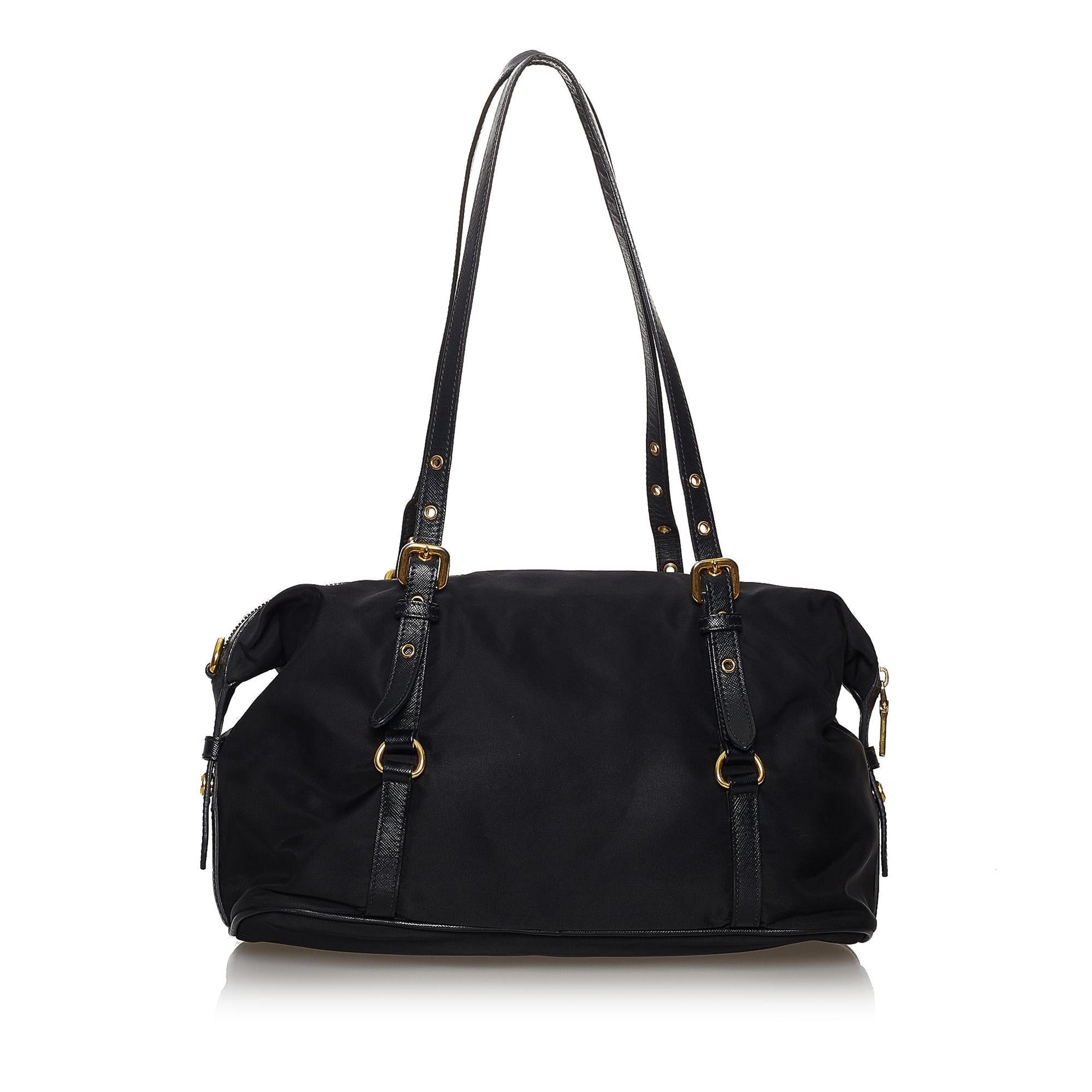 Prada Canapa Logo Tessuto Shoulder Bag (SHG-29804)