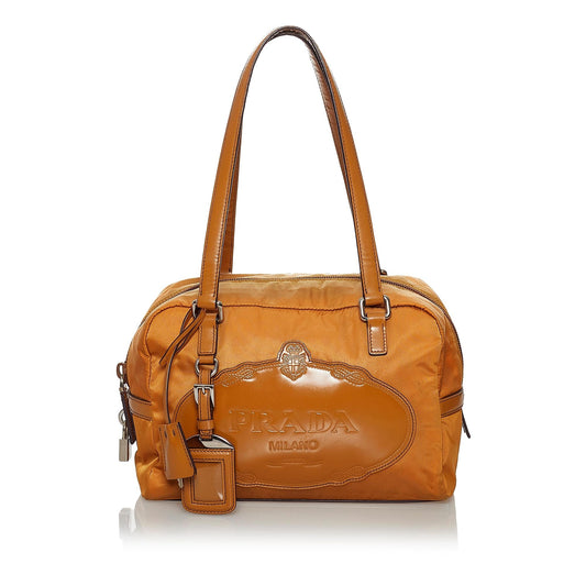 Prada Canapa Logo Tessuto Shoulder Bag (SHG-30955)