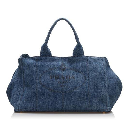 Prada Canapa Logo Tote Bag (SHG-VwFKQ3)