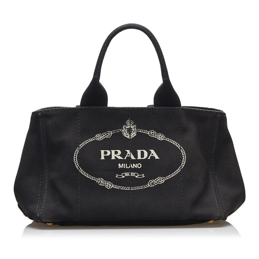 Prada Canapa Logo Tote (SHG-36972)