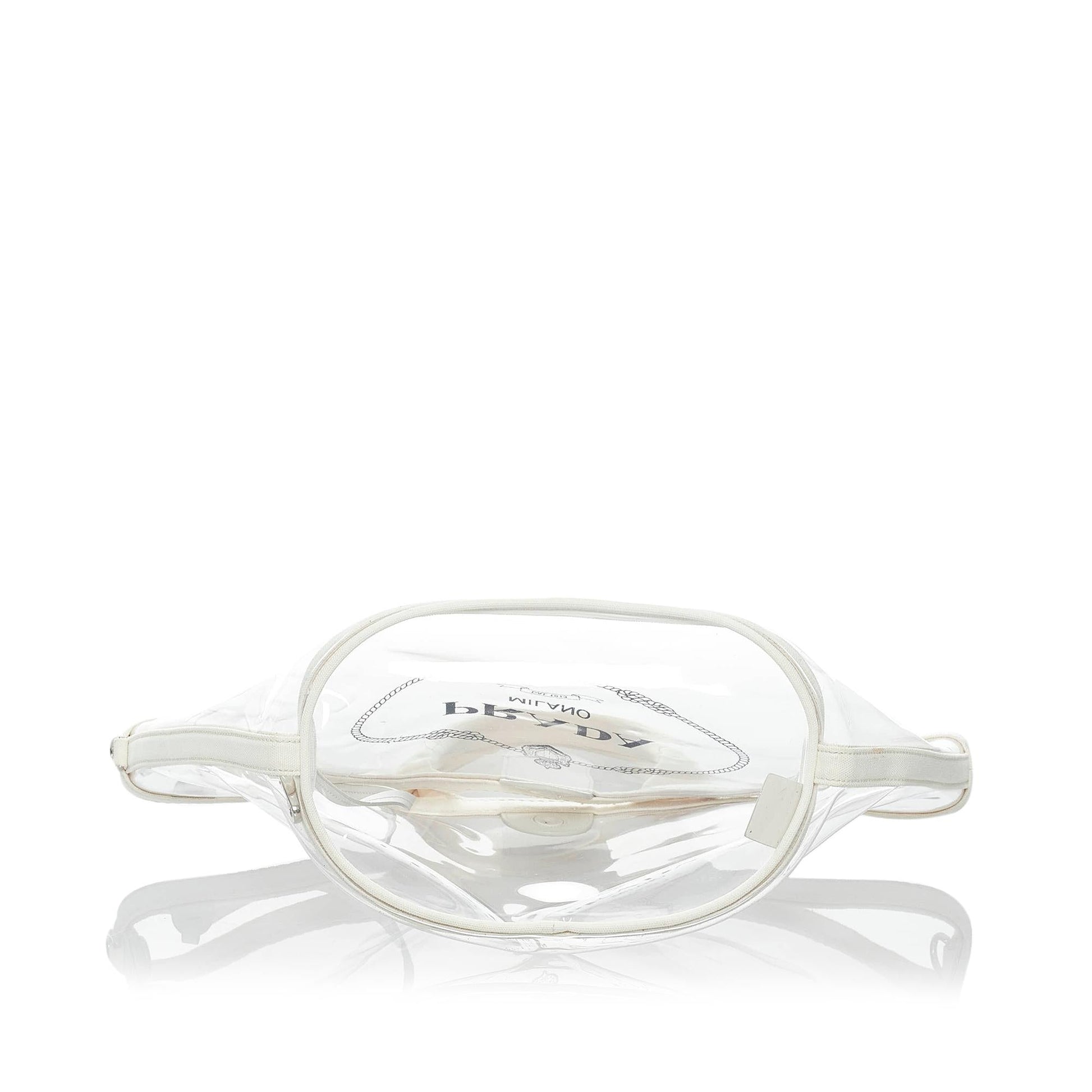 Prada Canapa Logo Vinyl Handbag (SHG-29931)