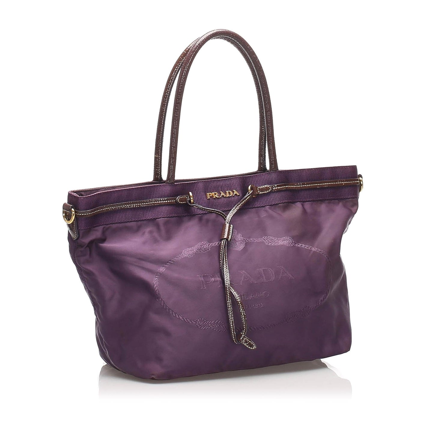 Prada Canapa Nylon Tote Bag  