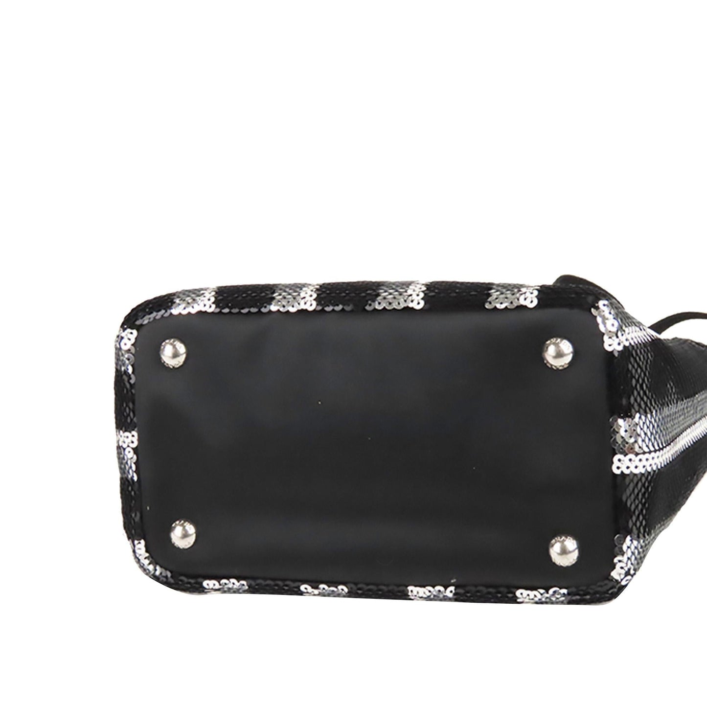 Prada Canapa Sequined Satchel (SHG-22063)